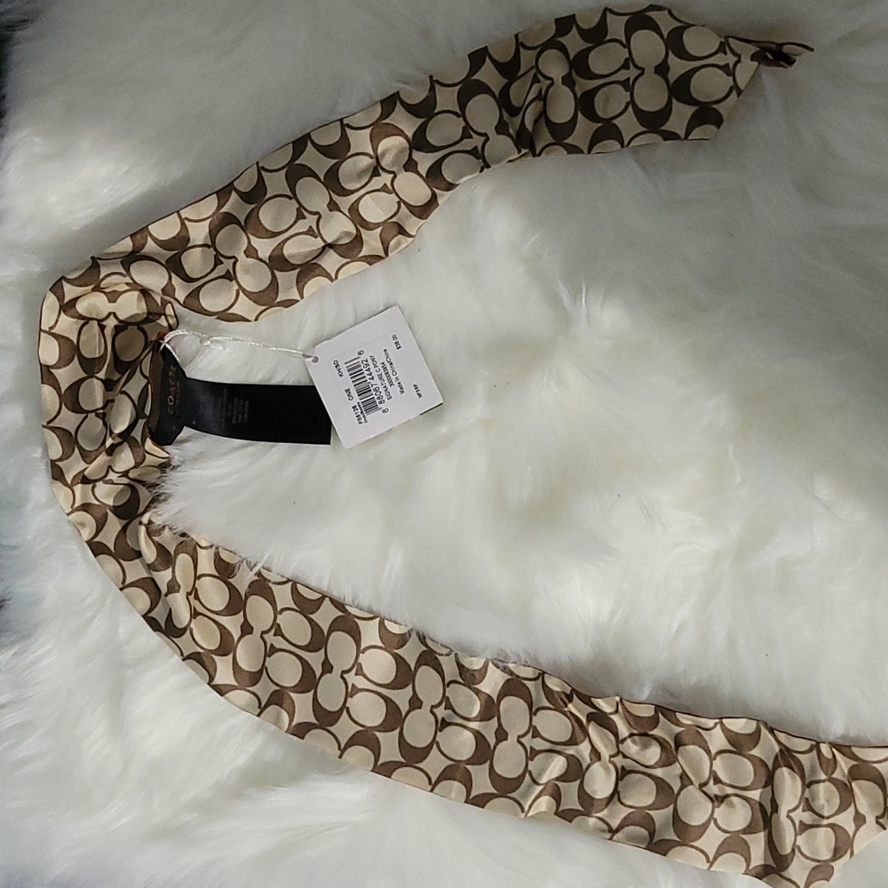 Coach purse scarf